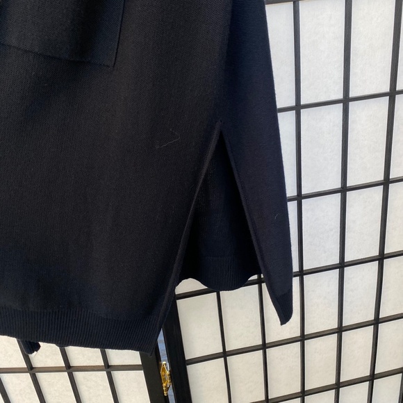 St. John Blue Hand Beaded Long Cardigan - Picture 8 of 8